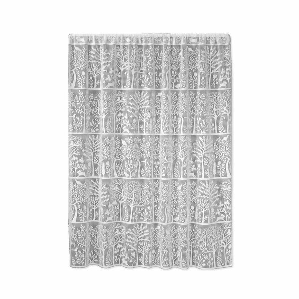 Heritagelace Heritage Lace 60 x 63 in. Rabbit Hollow Panel, White 6315W-6063